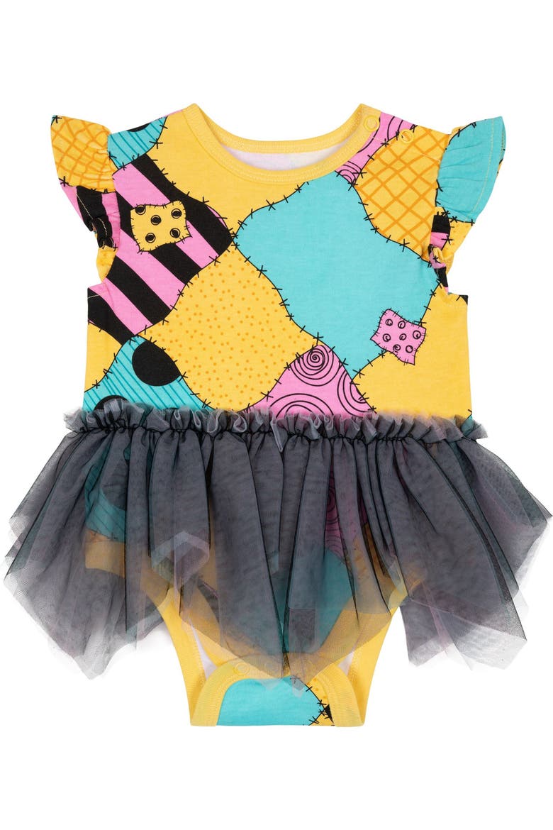 Nightmare Before Christmas Dress and Headband Set, Alternate, color, Sally Red Patchwork