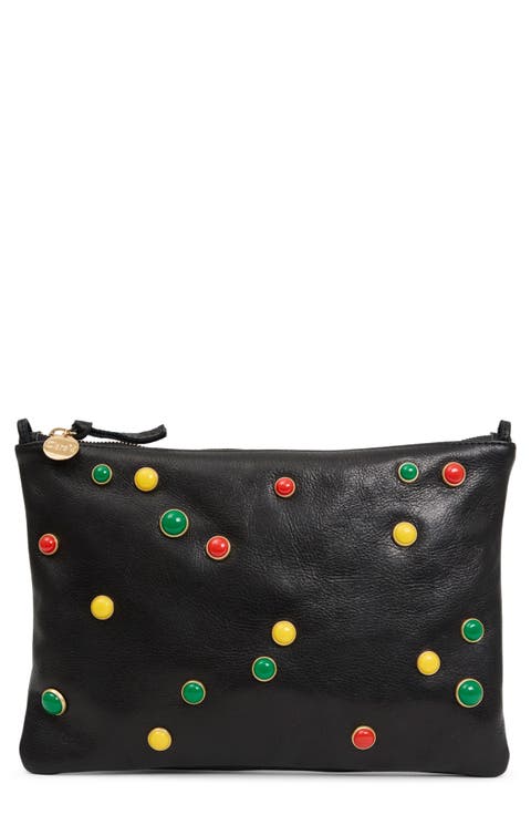 Flat Leather Clutch