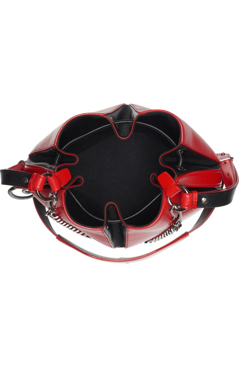 McQueen Alexander McQueen Leather Bucket Bag, Alternate, color,