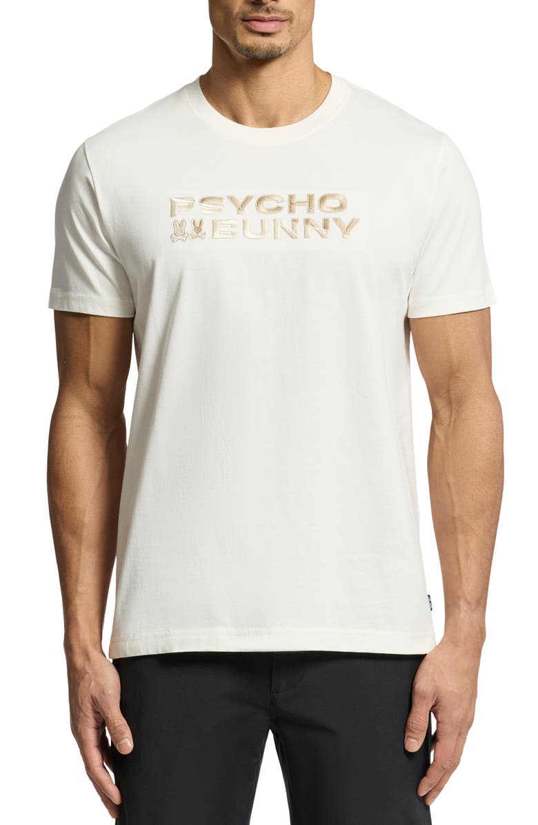 Psycho Bunny Berni Embroidered Logo Pima Cotton T-Shirt, Main, color,