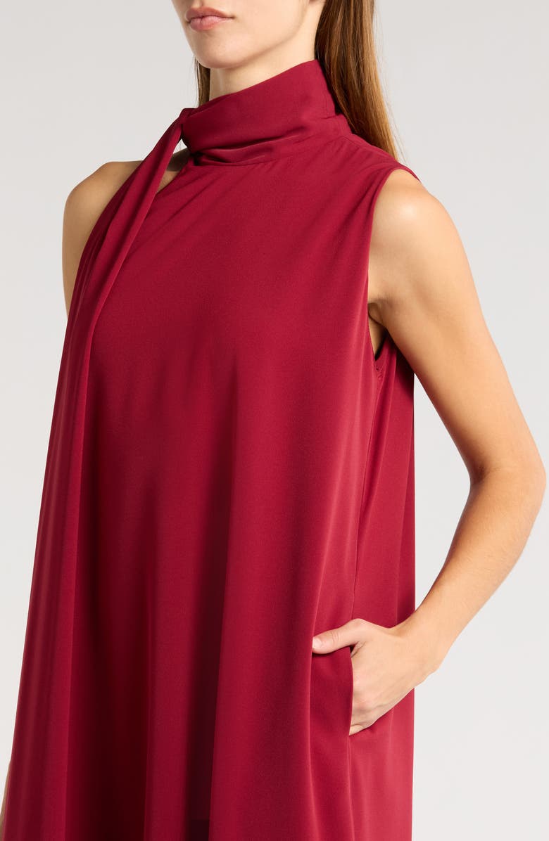 Black Halo Women's Henna Gown, Alternate, color, Crimson