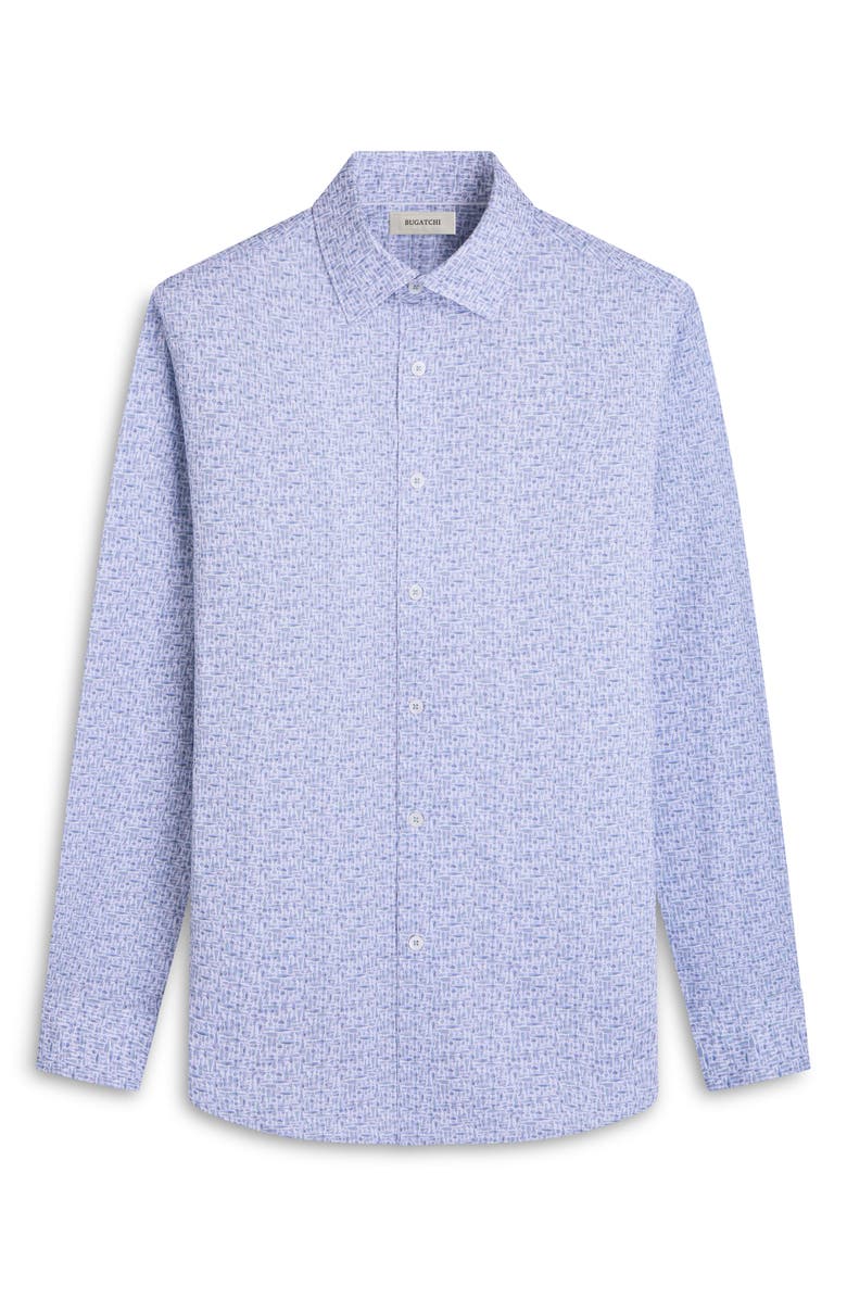 Bugatchi James OoohCotton<sup>®</sup> Cocktail Print Button-Up Shirt, Alternate, color, Mint