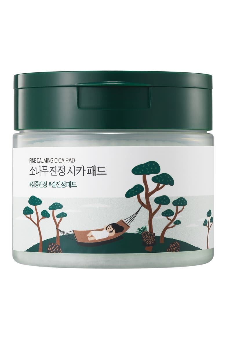 Pine Calming Cica Toner Pad, Main, color, NO COLOR