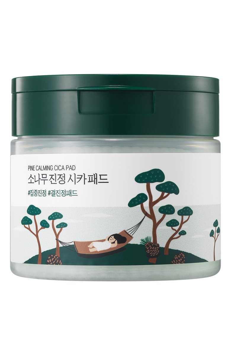 ROUND LAB Pine Calming Cica Toner Pad, Main, color, 