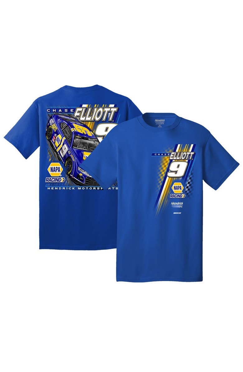 HENDRICK MOTORSPORTS TEAM COLLECTION Men's Hendrick Motorsports Team Collection Royal Chase Elliott Car T-Shirt, Main, color,