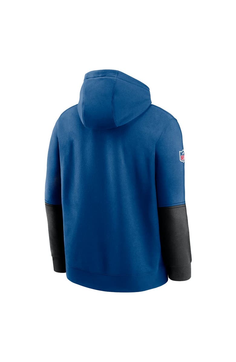 Nike Men's Nike Royal Indianapolis Colts 2024 Sideline Club Pullover Hoodie, Alternate, color,