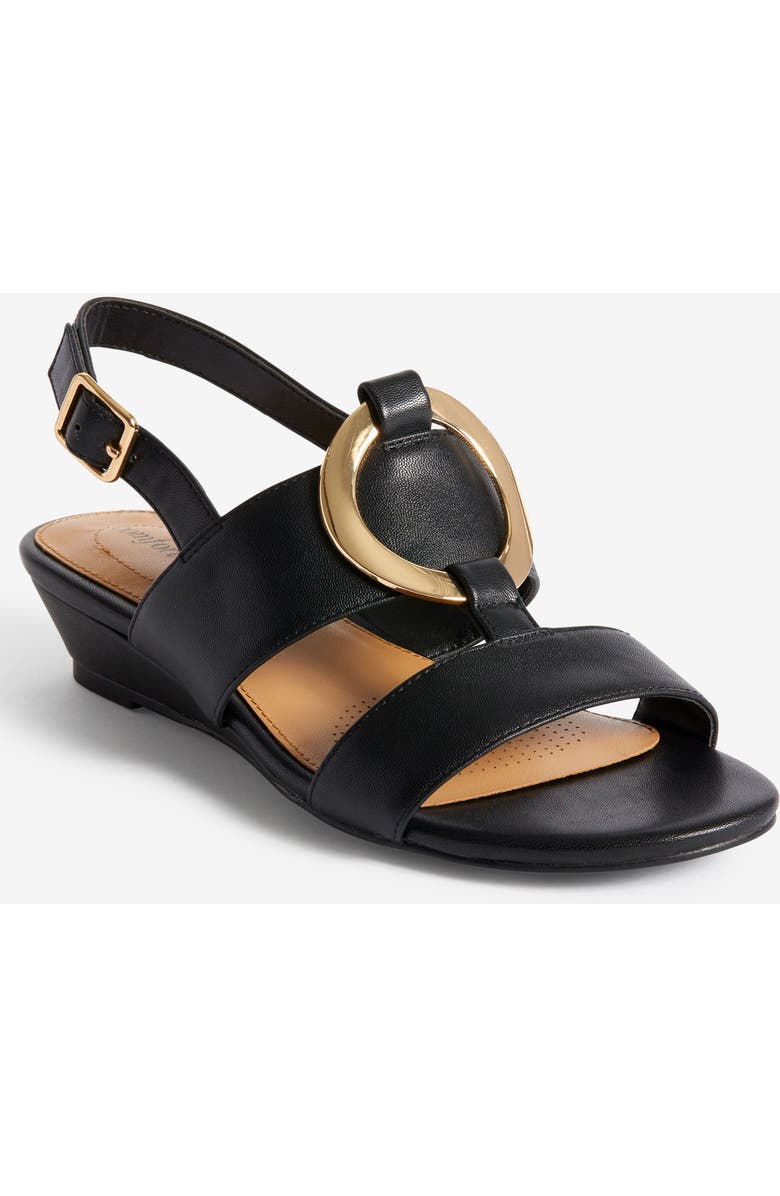 Comfortview The Rosetta Sandal, Alternate, color, Black