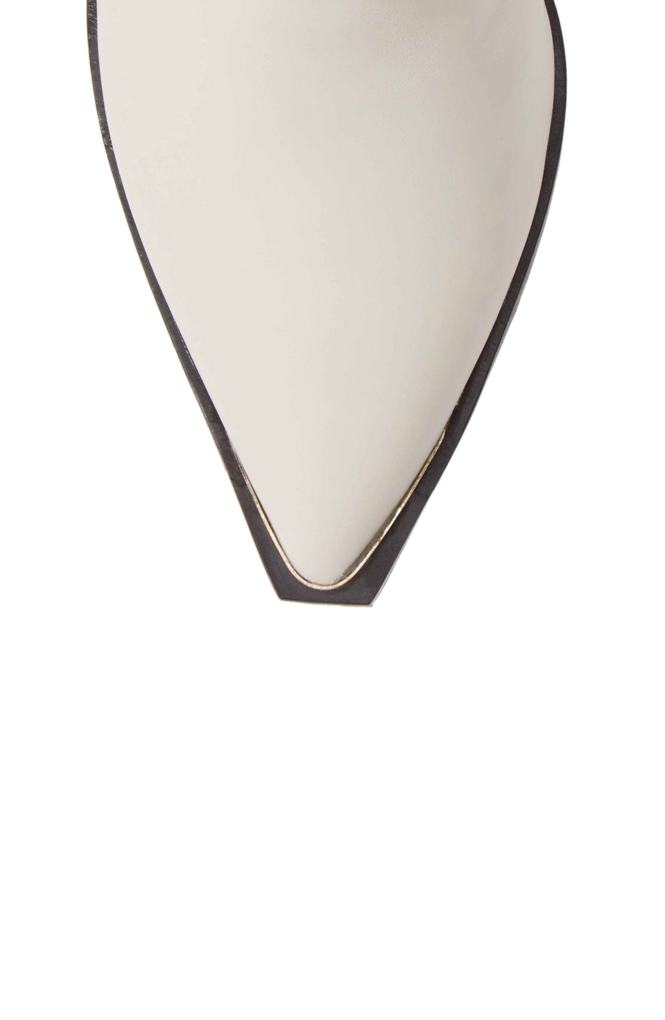 West Side Bootie, Alternate, color, WHITE LEATHER