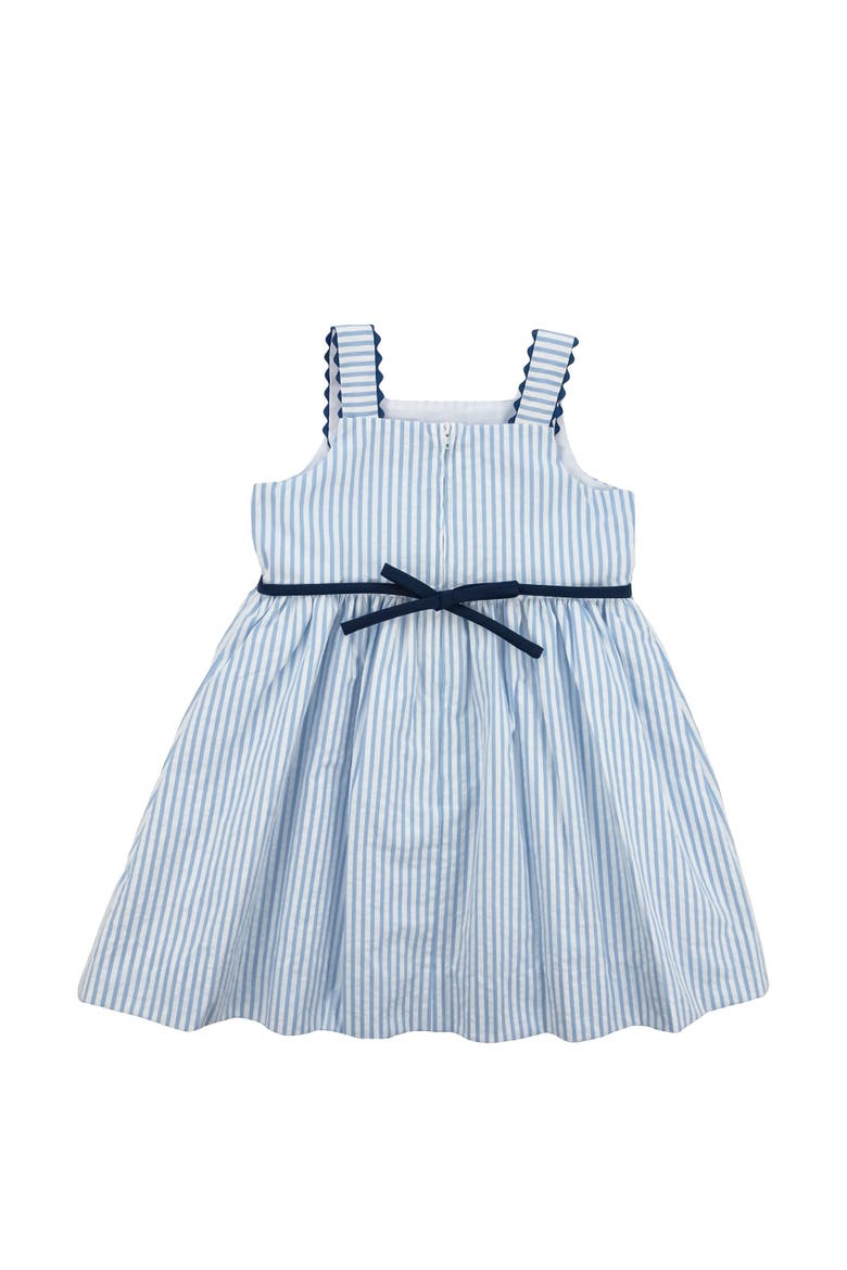 Seersucker Dress With Popscicles, Alternate, color, Light Blue