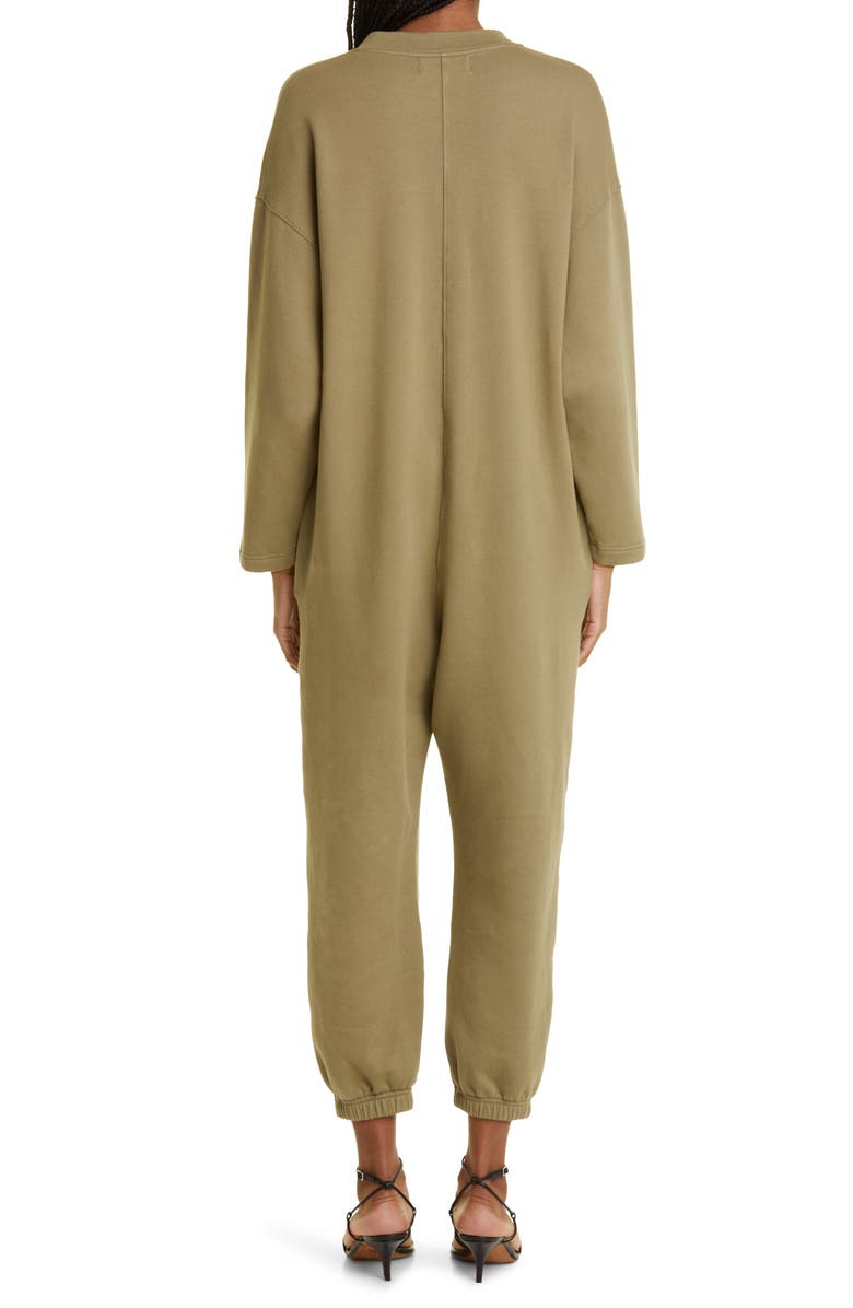 Mara Hoffman Sabina Long Sleeve Stretch Organic Cotton Jumpsuit, Alternate, color, 