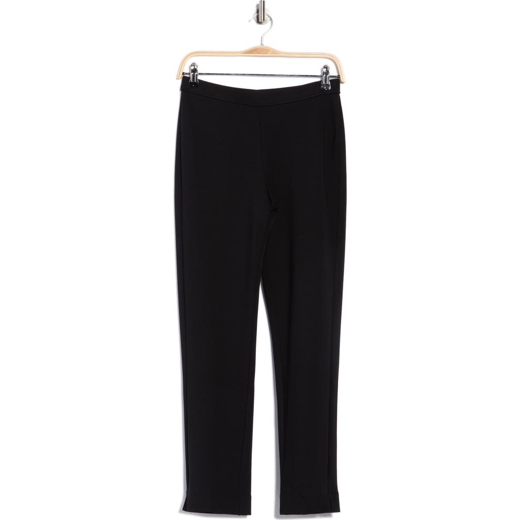 Elie Elie Tahari Straight Leg Pants In Black