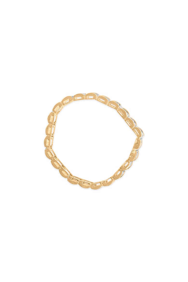10K Yellow Gold 5.00 Cttw Round-Cut Diamond Link 7" Bracelet, Alternate, color, Yellow