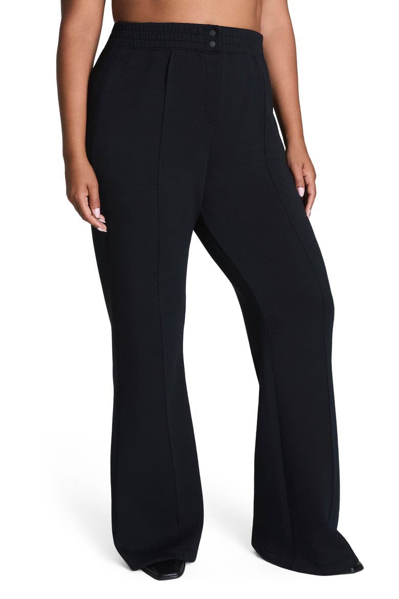 Air Essentials Flare Leg Pants, Main, color, VERY BLACK