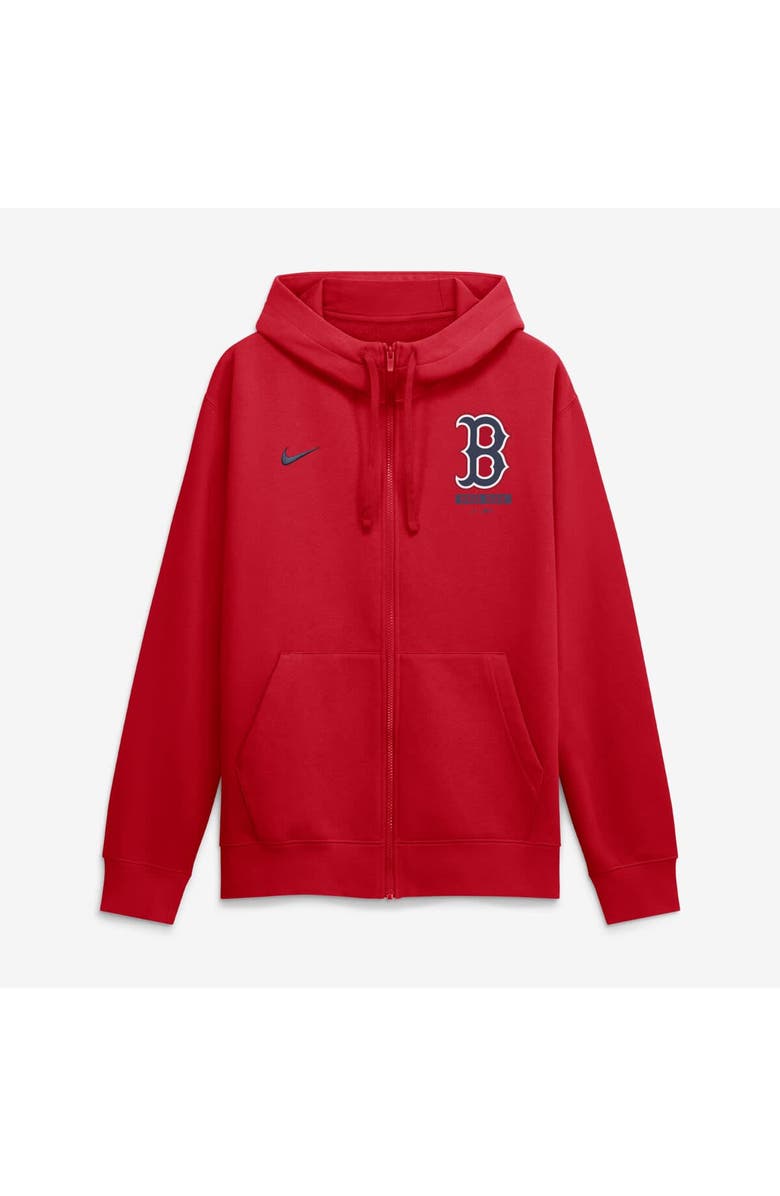Nike Men's Nike Red Boston Red Sox Primetime Lockup Full-Zip Hoodie, Alternate, color, Red