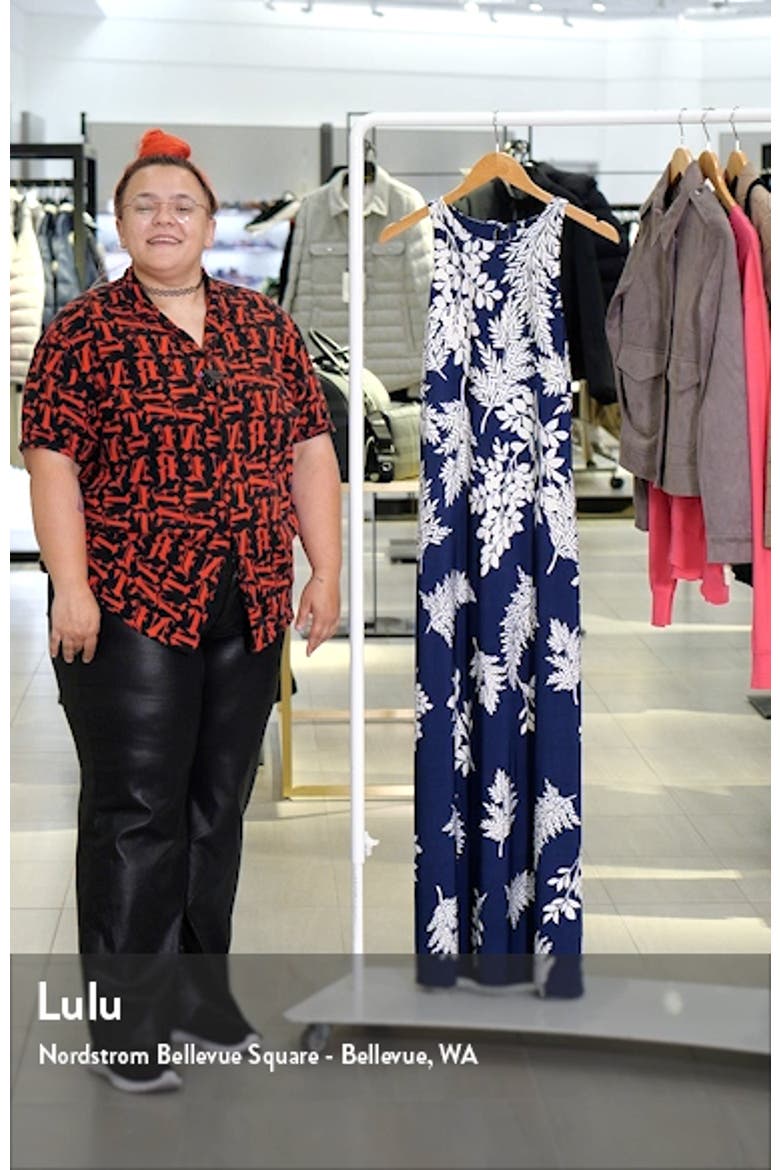 Jasmina Whisper Fronds Maxi Dress video