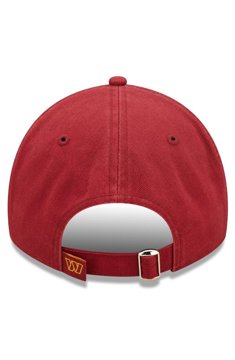 New Era Youth New Era Burgundy Washington Commanders 2022 Sideline Adjustable 9TWENTY Hat, Alternate, color, 