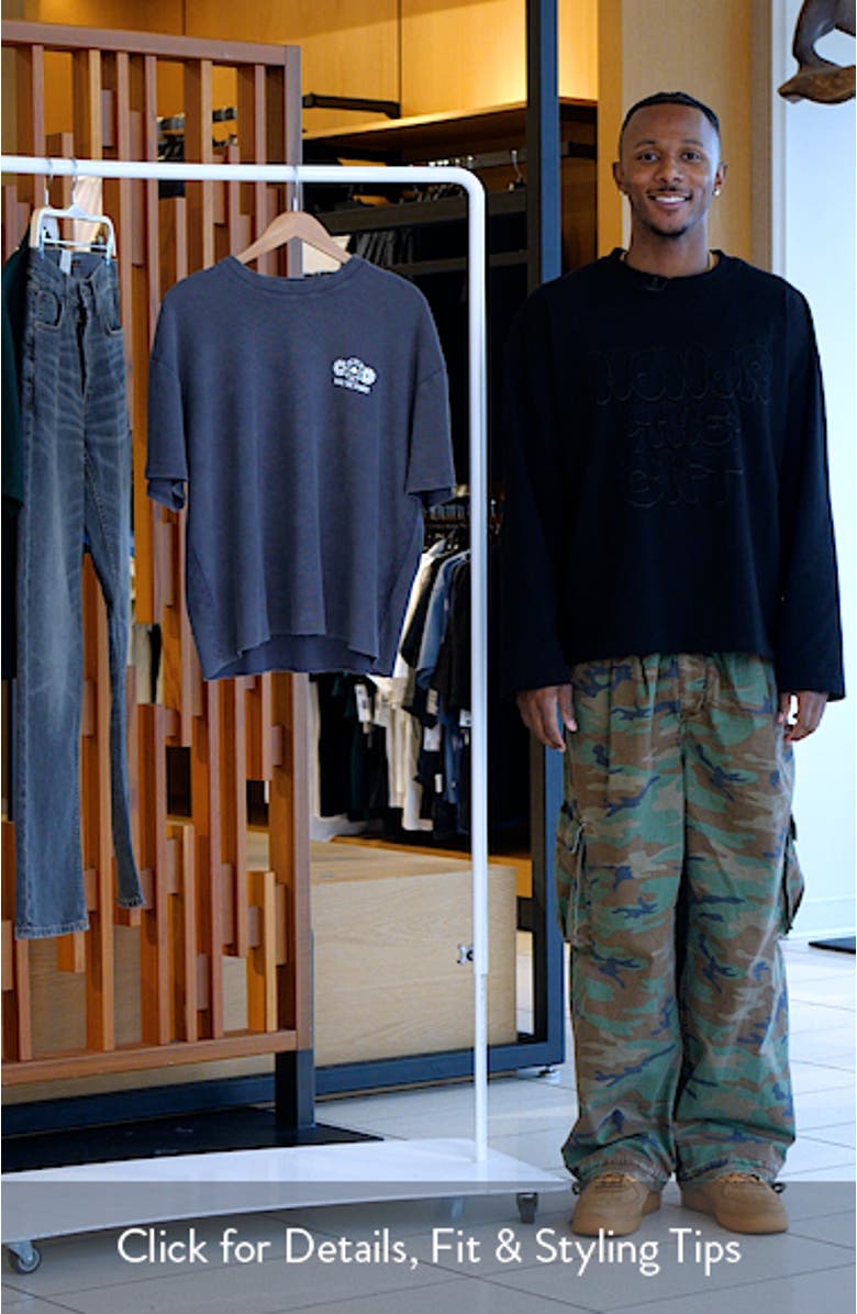 Cardinal Room Oversize Cotton Graphic T-Shirt, sales video thumbnail