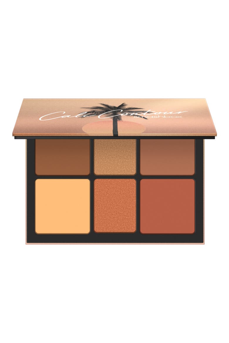 Cali Contour Blush, Highlighter & Bronzer Face Palette, Main, color, MEDIUM DARK