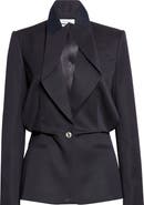 McQueen Cotton Folded Lapel Jacket