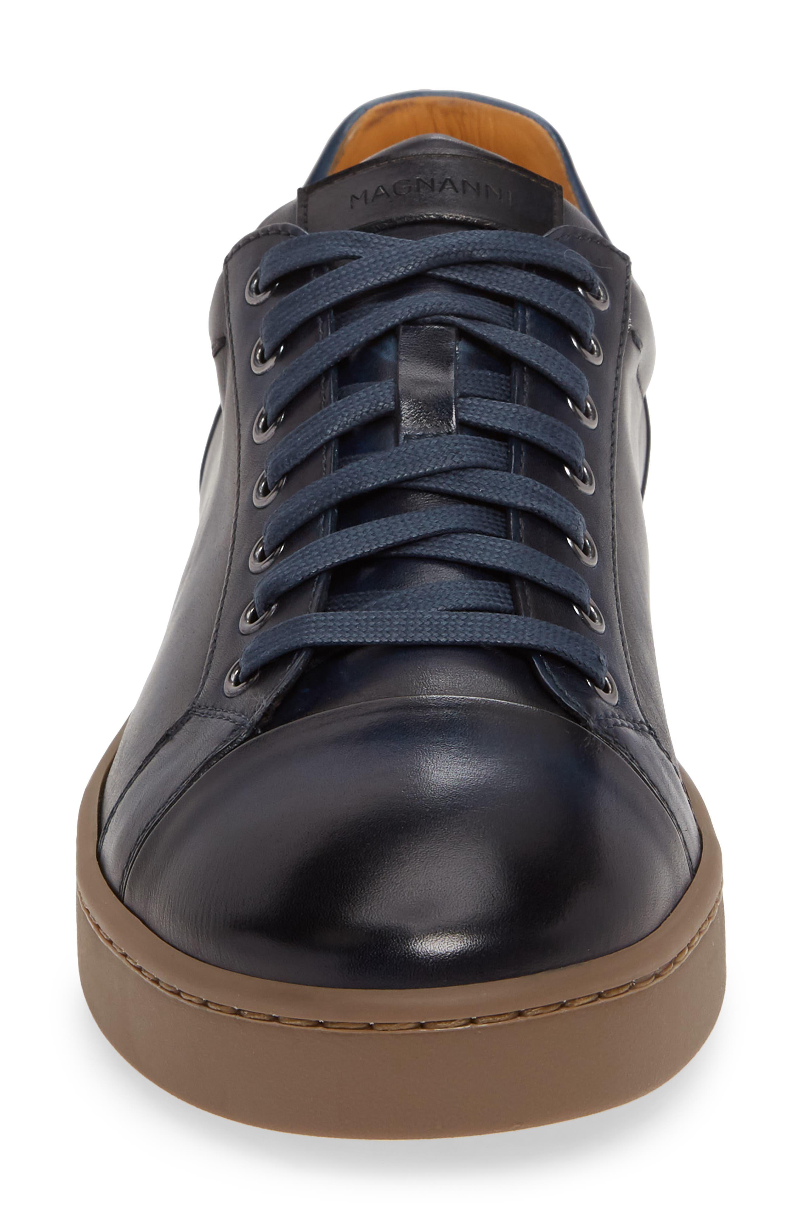 Caitin Sneaker, Alternate, color, NAVY LEATHER
