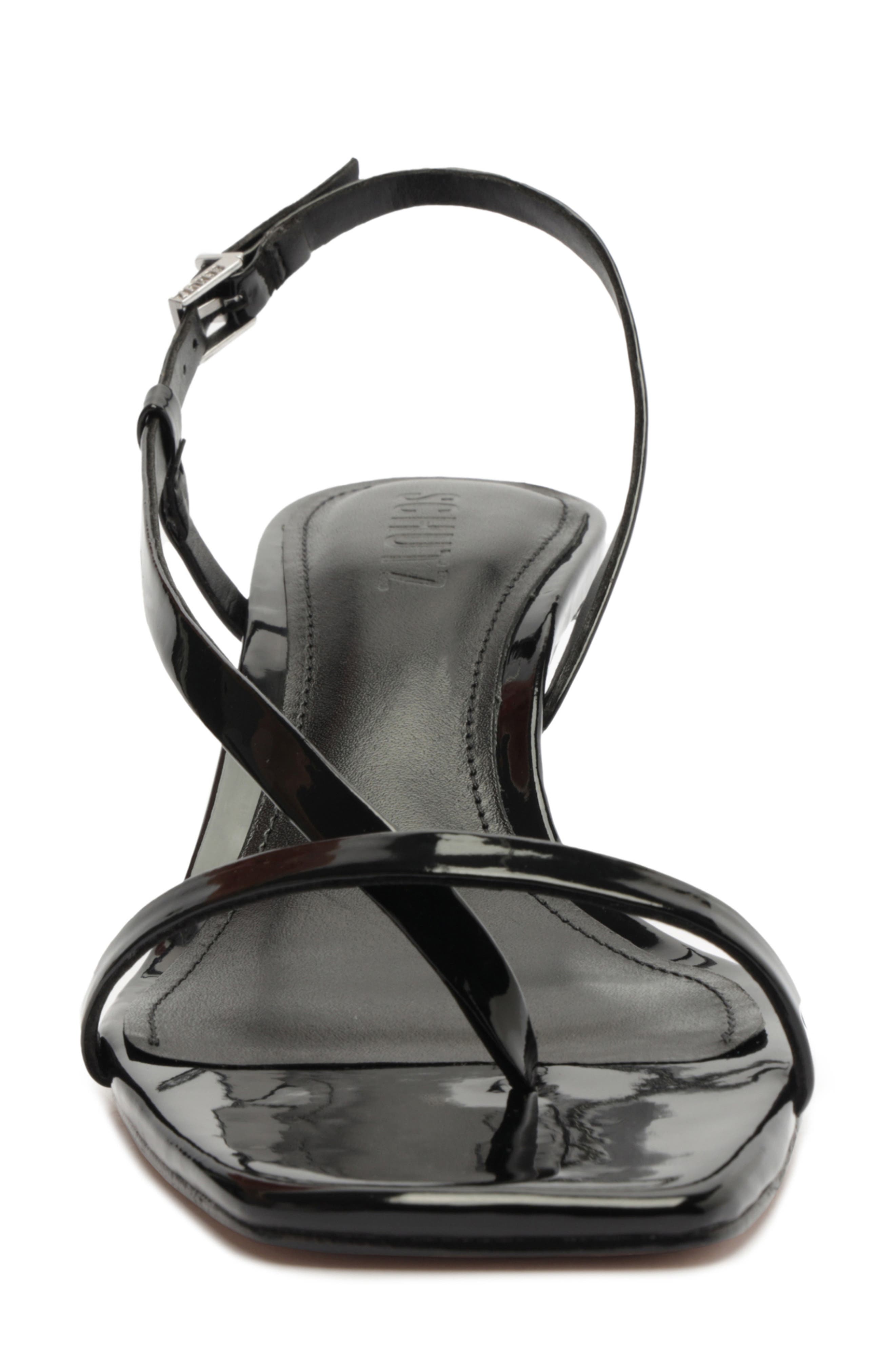 Schutz Heloise Slingback Sandal, Alternate, color, Black