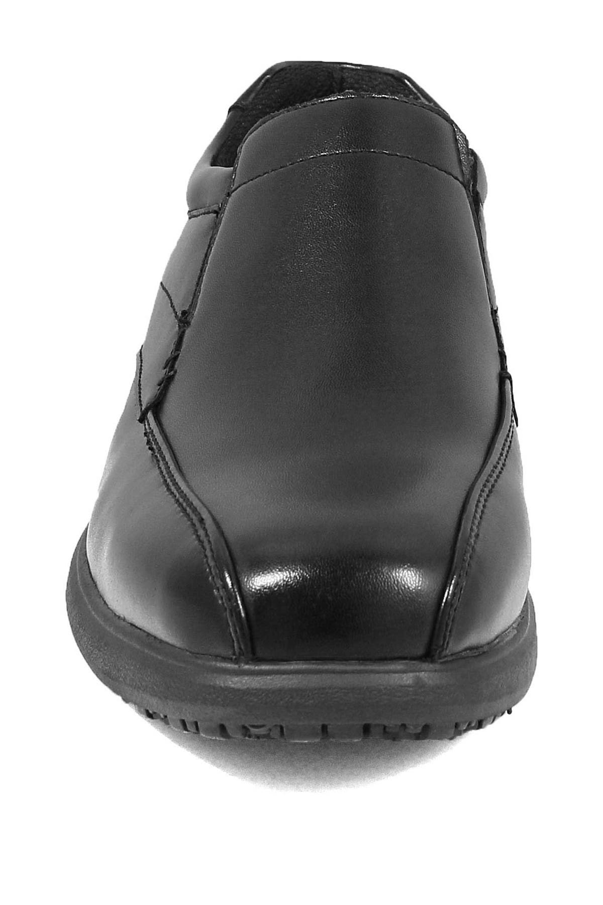 NUNN BUSH Sanford Slip-Resistant Slip-On Work Loafer - Wide Width Available, Alternate, color, Black