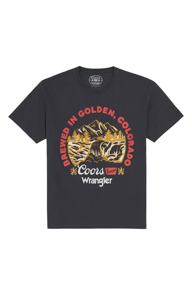 Wrangler x Coors<sup>®</sup> Graphic T-Shirt, Alternate, color, Black