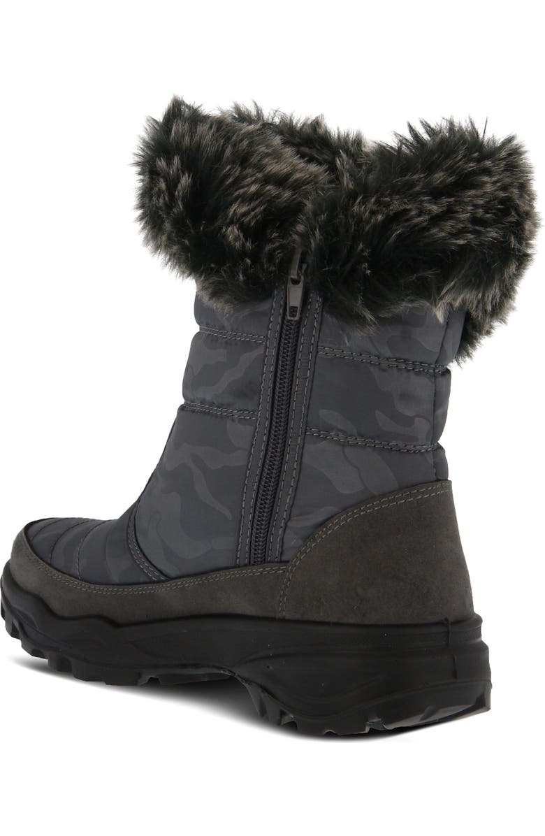 Spring Step Korine Waterproof Faux Fur Bootie, Alternate, color,