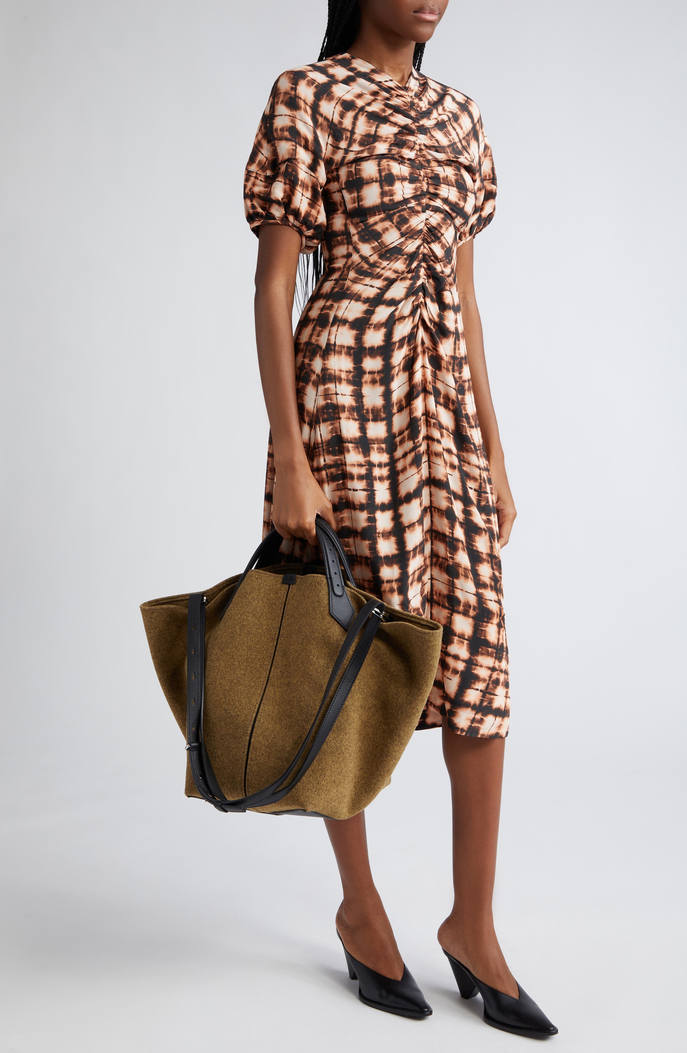 Proenza Schouler XL PS1 Felt Tote, Alternate, color, 