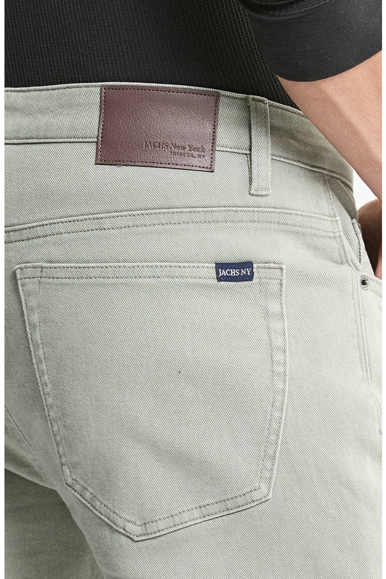 Flannel Lined Bull Denim Jeans, Alternate, color, OLIVE