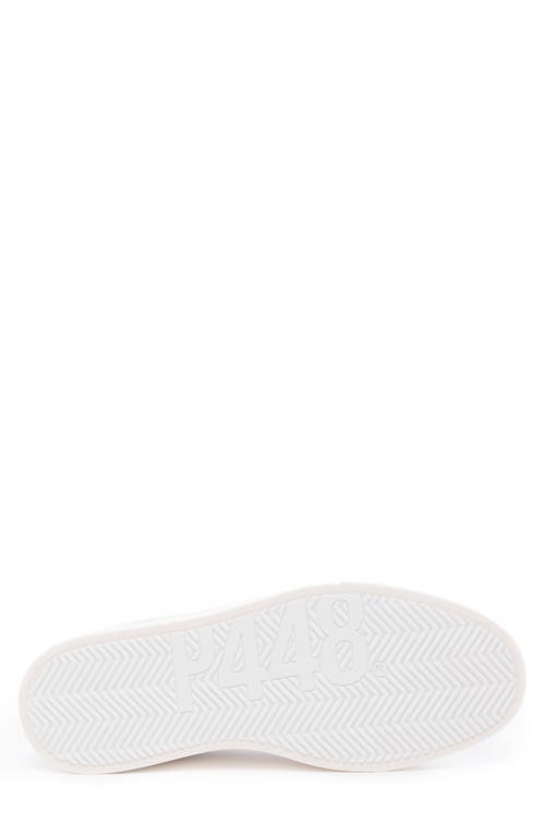 P448 Corbali Sneaker In White/fuchsia