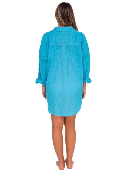 SUNSETS SUNSETS DELILAH COVER-UP SHIRT