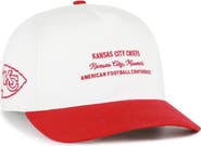 '47 Men's '47 White Kansas City Chiefs Contemporary Two-Tone Hitch Adjustable Hat