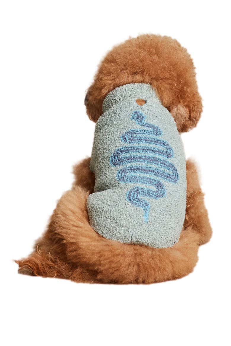 CozyChic® Snake Print Pet Sweater, Alternate, color, MEADOW GREEN MULTI