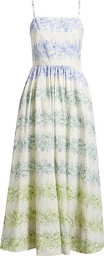 CeCe Empire Waist Sleeveless Cotton Maxi Dress