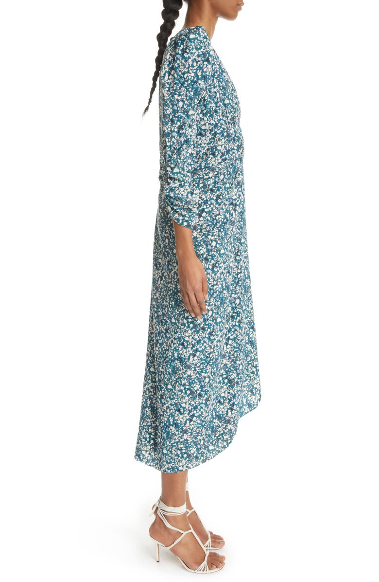 Isabel Marant Albini Ruched Tulip Dress, Alternate, color, 