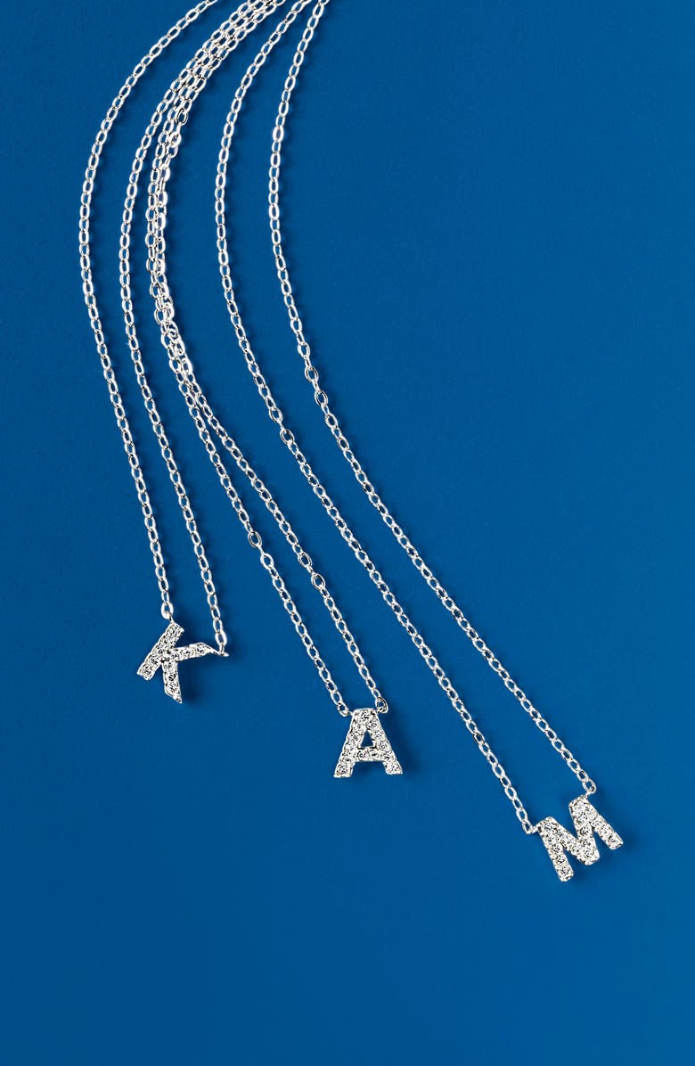 Nadri Initial Pendant Necklace, Alternate, color,