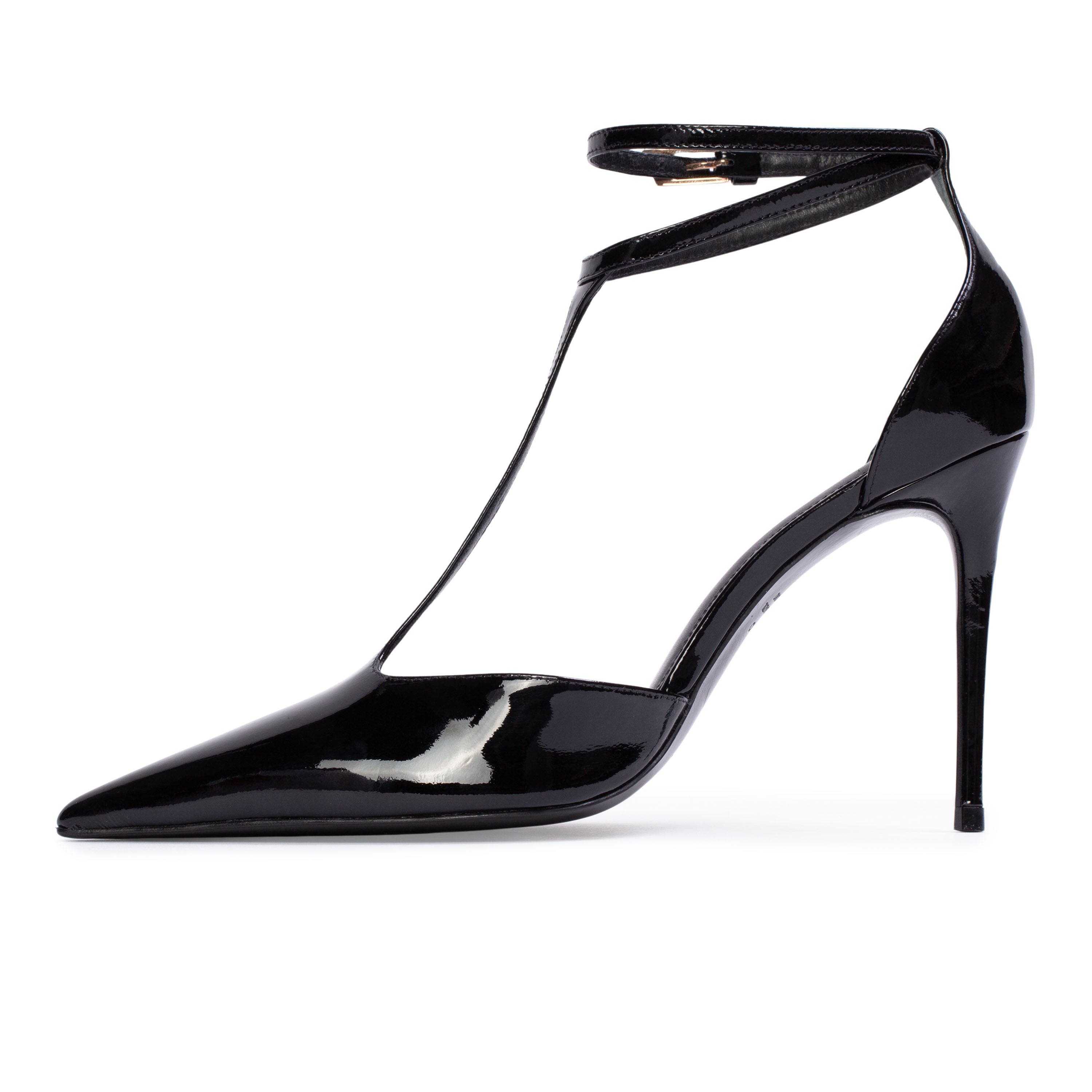 BLACK SUEDE STUDIO Ruby 100 Pump, Alternate, color, Black Patent