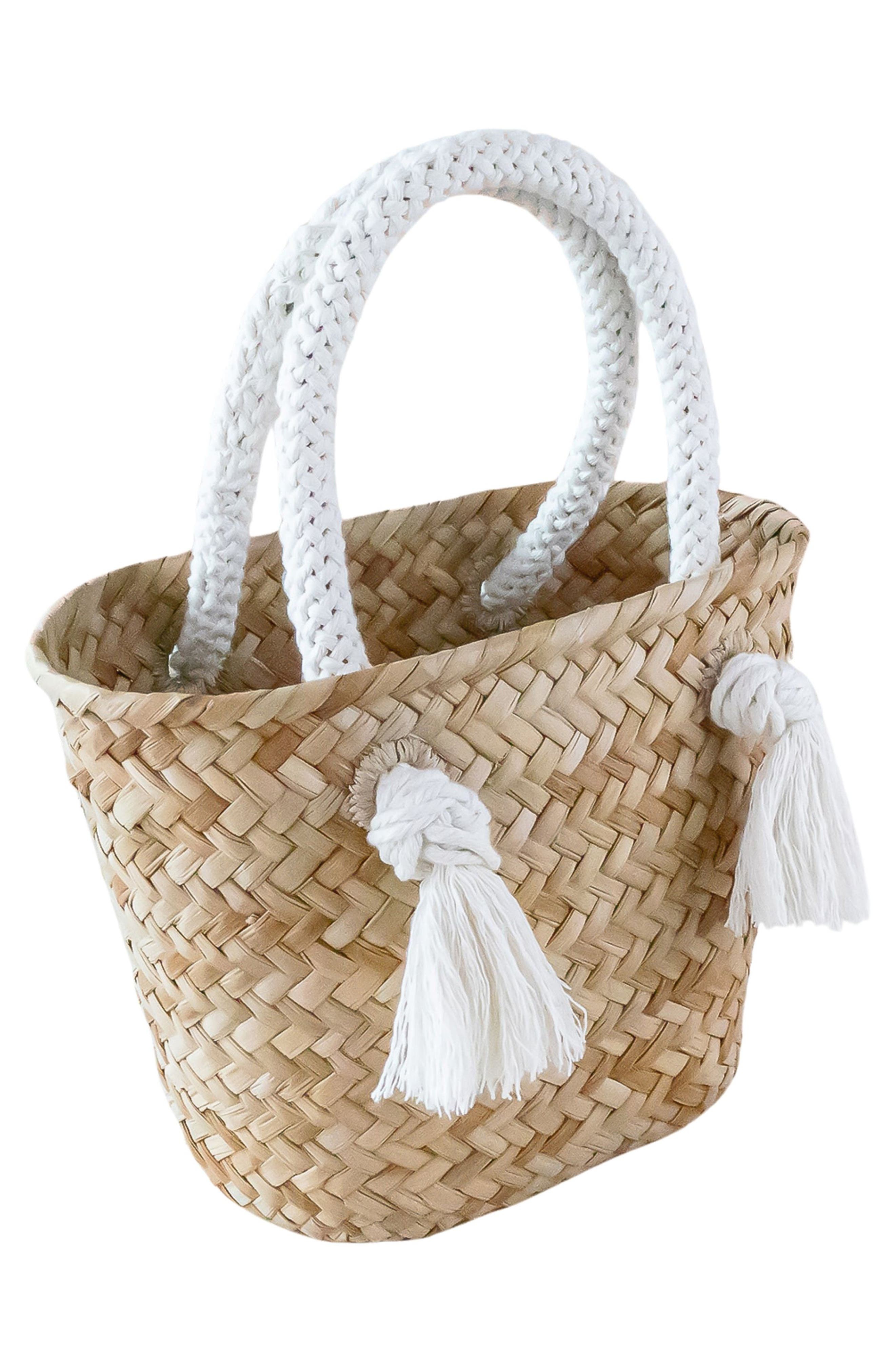 Mini Seagrass Tote, Alternate, color, OAT