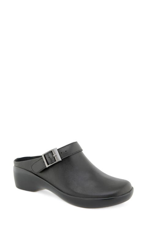 Clarice Leather Clog