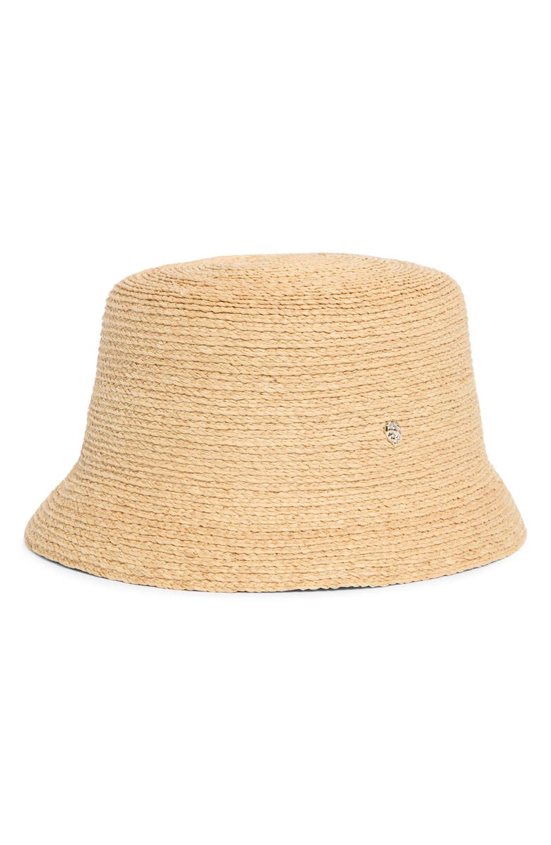 Helen Kaminski Malia Raffia UPF 50+ Bucket Hat, Main, color, Natural