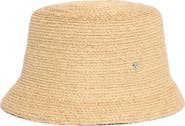 Helen Kaminski Malia Raffia UPF 50+ Bucket Hat