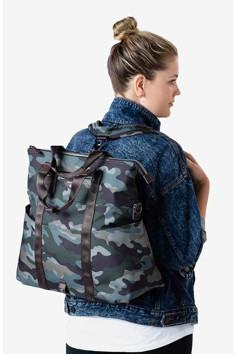 Courage 3-in-1 Foldover Diaper Tote, Alternate, color, CAMO