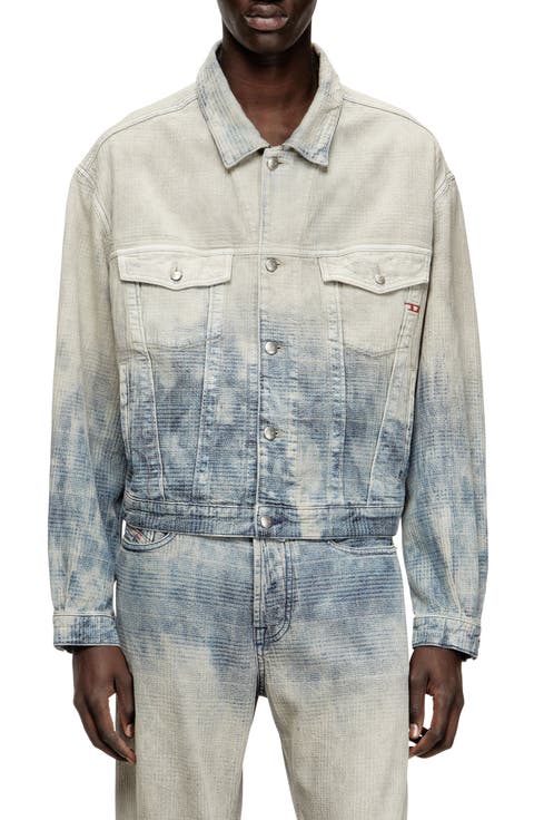 D-Ranger Prince of Wales Jacquard Denim Jacket