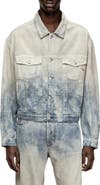 DIESEL® D-Ranger Prince of Wales Jacquard Denim Jacket