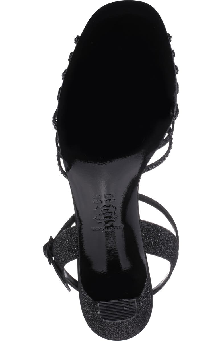 Nina Bryna Ankle Strap Sandal, Alternate, color, Black
