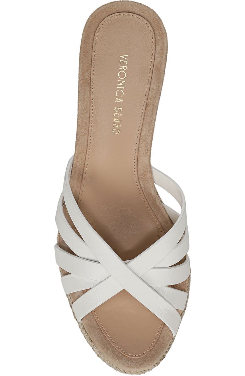 Veronica Beard Phylina Wedge Sandal, Alternate, color, Coconut