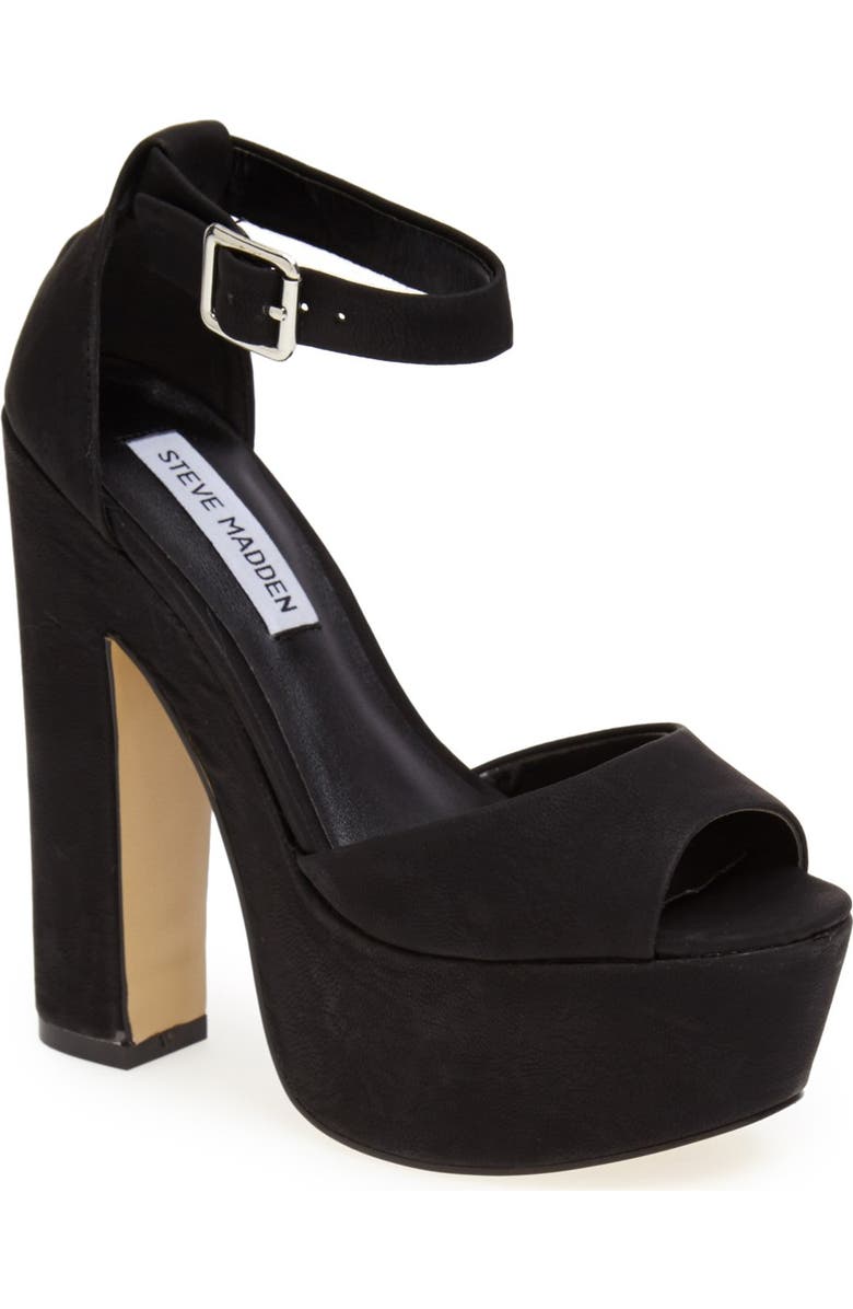 Steve Madden 'Whitman' Ankle Strap Platform Sandal, Main, color,