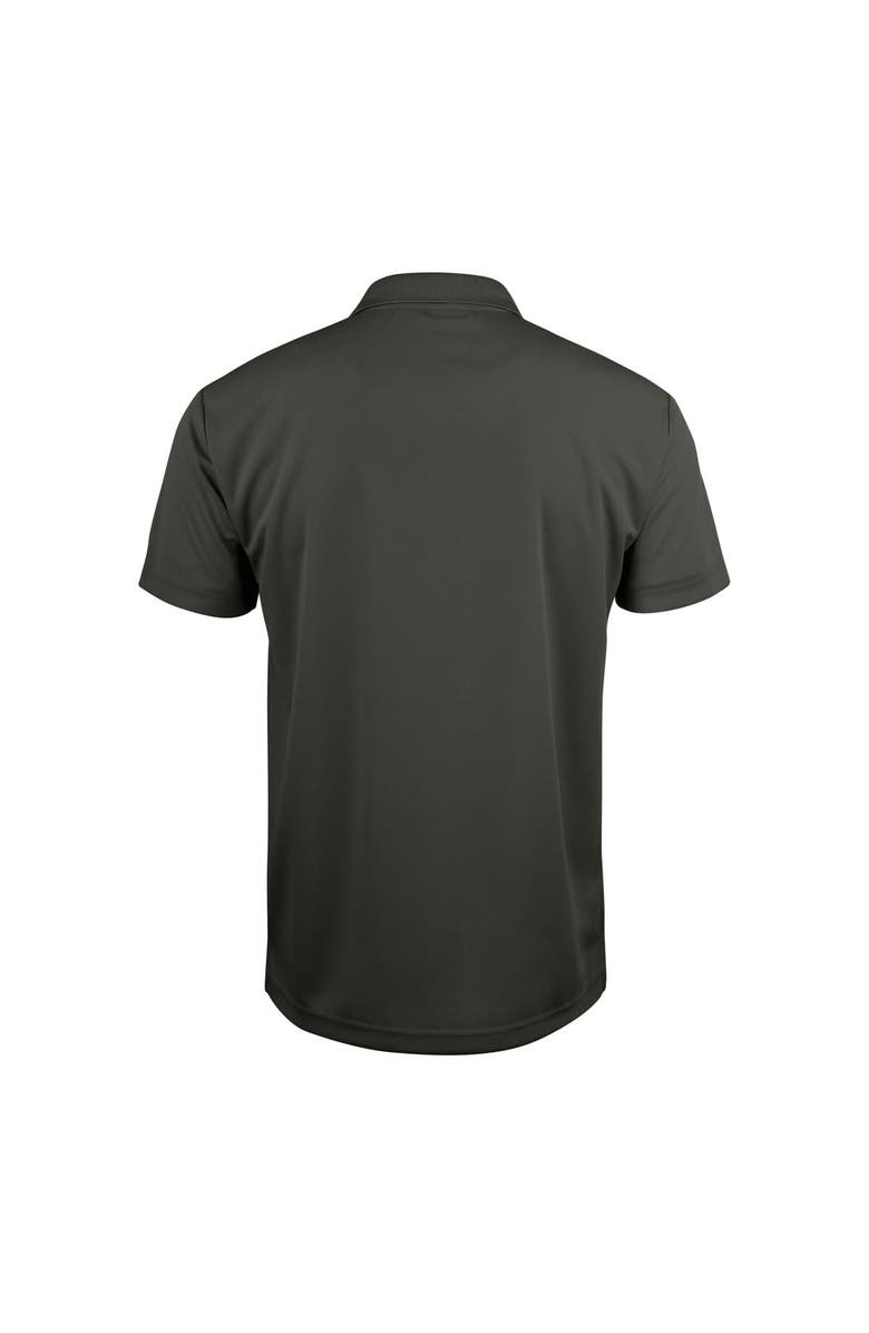 Cutter & Buck Men's Cutter & Buck Steel Buffalo Bisons Clique Spin Eco Performance Pique Polo, Alternate, color,