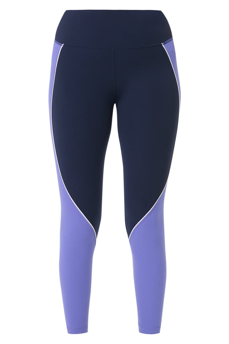 Power 7/8 Workout Pocket Leggings, Alternate, color, NAVY BLUE/ AURA BLUE